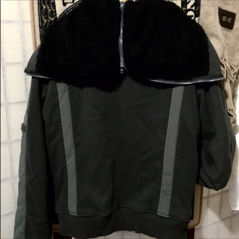 diesel sherpa winter jacket/coat w/ hood
